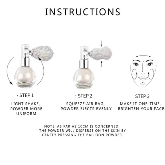 High Gloss Powder Spray for Face & Body, Pearl White - Picture 5 of 5